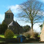 Pencombe School and Church, England
